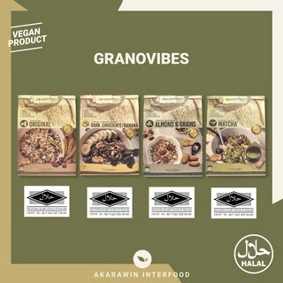 เจ💛 [SET 2ถุง] Granovibes กราโนไวบ์ส กราโนล่า รสออริจินอล (Original) (น้ำหนักสุทธิ 350 กรัม x 2ถุง)