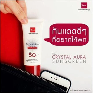 BSC CRYSTAL AURA SUNSCREEN SPF 50 PA+++ ANTI-POLLUTION