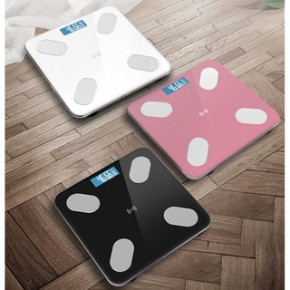 Bluetooth weighing scale เครื่องชั้งน้ำหนักดิจิตอลพร้อมแสดงมวลไขมันเชื่อมต่อด้วยบลูทูธแสดงผลการประเมินบนมือถือ