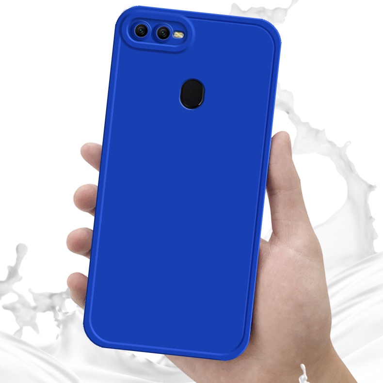 Oppo A3S A5S A7 A12 F7 F5 F1S a59 Casing Case Cover Liquid Silicone