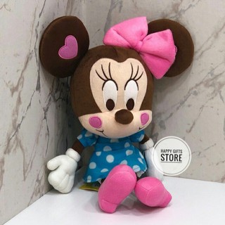 MINNIE ตุ๊กตา มินนี่ เมาส์  happy world ขนาด 16 นิ้ว