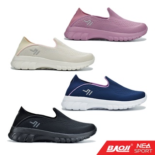 [ลิขสิทธิ์แท้] Baoji 837 GoWalk Smart Slip-on รองเท้าผ้าใบ ทรงสวม ผู้หญิง บาโอจิ แท้