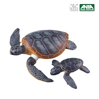 Takara Tomy อาเนีย Ania AS-20 Green Turtle Parent and Child (Floats Ver.)