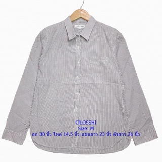 CLOSSHI (คลอสชิ) เสื้อเชิ้ตแขนยาวมือสอง เกรดเอ