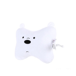 หมอนรองคอ ภายในรถยนต์ มินิโซ รูปกระดูก Miniso We Bare Bears นุ่มนิ่ม น่ารักมากๆ