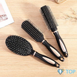 หวีจัดทรงผม สะดวกพกพา หวีกลมไดร์ผม แปรงหวีผม Hairdressing comb