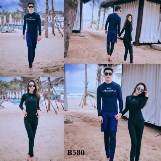 ชุดว่ายน้ำคู่รัก กันuv