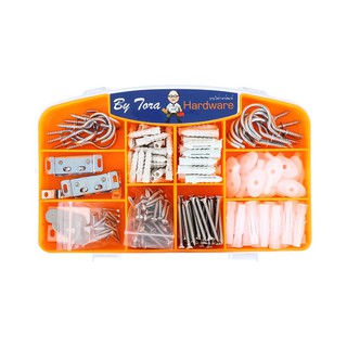 MULTI-PURPOSE TOOL BOX SET BY TORA ACS-010 240PCS ชุดเก็บอุปกรณ์อเนกประสงค์ BY TORA ACS-010-240PCS อุปกรณ์ยึดอื่นๆ อุปกร