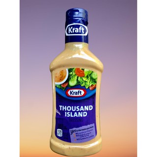 น้ำสลัด THOUSAND ISLAND DRESSING เทาซันด์ ไอส์แลนด์ เดรสซิ่ง ตราคราฟท์ KRAFT 473 ml.