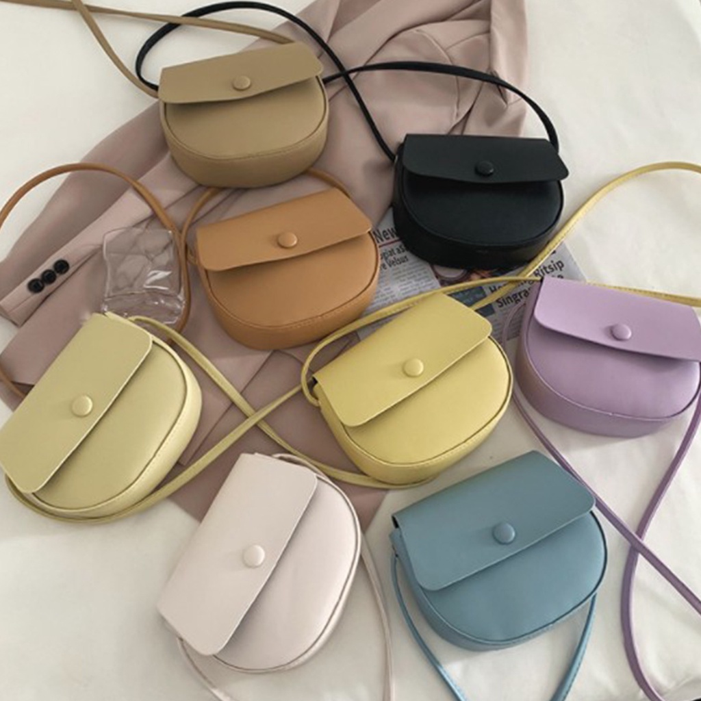 &  กระเป๋าหนังนิ่ม โทนสีพาสเทล 8 สี สะพายข้างแฟชั่น (08) ราคา ถูกที่สุด ดีลบีเคเค แกลเลอรีภาพที่ 2