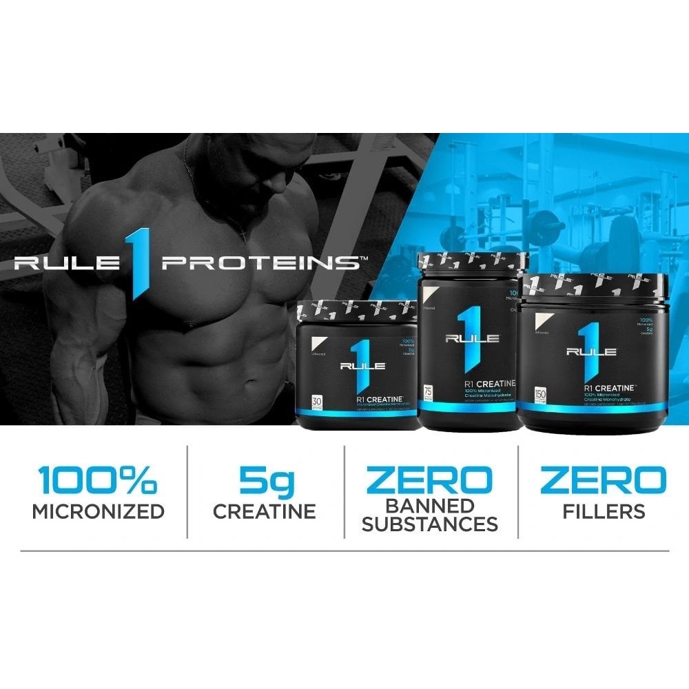 Rule 1 Creatine [ของแท้] – อาหารเสริม Creatine Amino Acid พลังงานออกกําลังกายฟื้นฟู