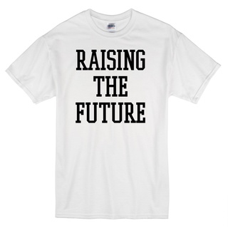 เสื้อยืดแขนสั้น พิมพ์ลาย Novelty Design Raising The Future สําหรับผู้ชาย