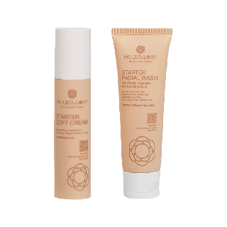 MOLECULOGY Starter Soft Cream ( ขนาด 50g ) & Starter Facial wash ( ขนาด 100g ) [แพ็คคู่]