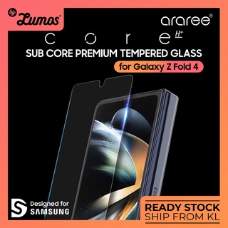 Araree Samsung Galaxy Z Fold 4 Daily Impact กระจกนิรภัย สัมผัสลื่น กันรอยขีดข่วน (ด้านหน้า