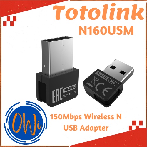 Totolink N160USM 150Mbps Wireless N USB Adapter