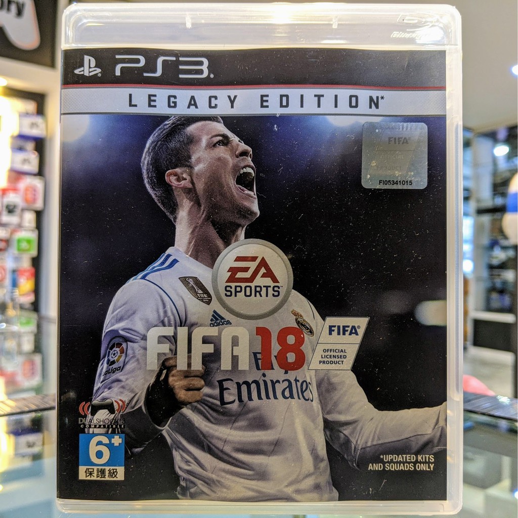 (ภาษาอังกฤษ) มือ2 FIFA 18 Legacy Edition เกมPS3 แผ่นPS3 มือสอง (เล่น2คน football เกมฟุตบอล fifa18 pes winning soccer)