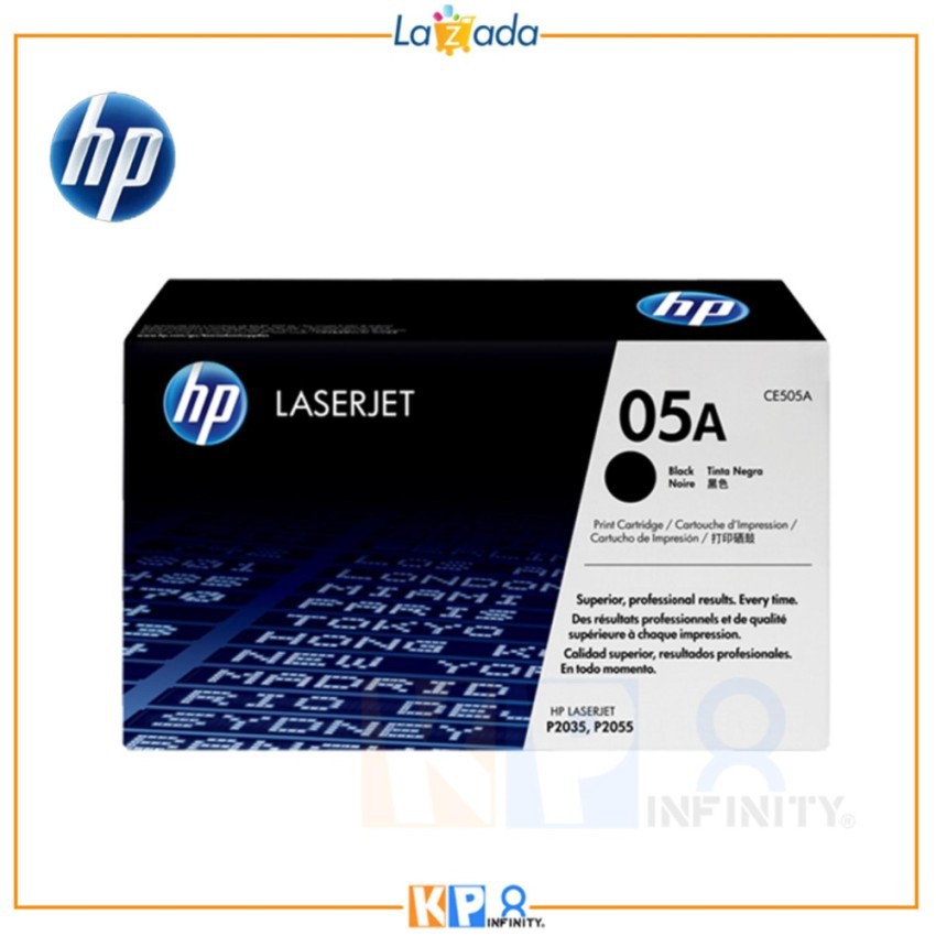 HP LaserJet Toner CE505A (05A) Black - (Genuine guarantee) สินค้าแท้รับประกันศูนย์