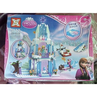 LEGO frozen ปราสาทน้ำแข็ง มีไฟ Elsa Anna ice castle 330 ชิ้น no.3003  ลดราคาพิเศษ