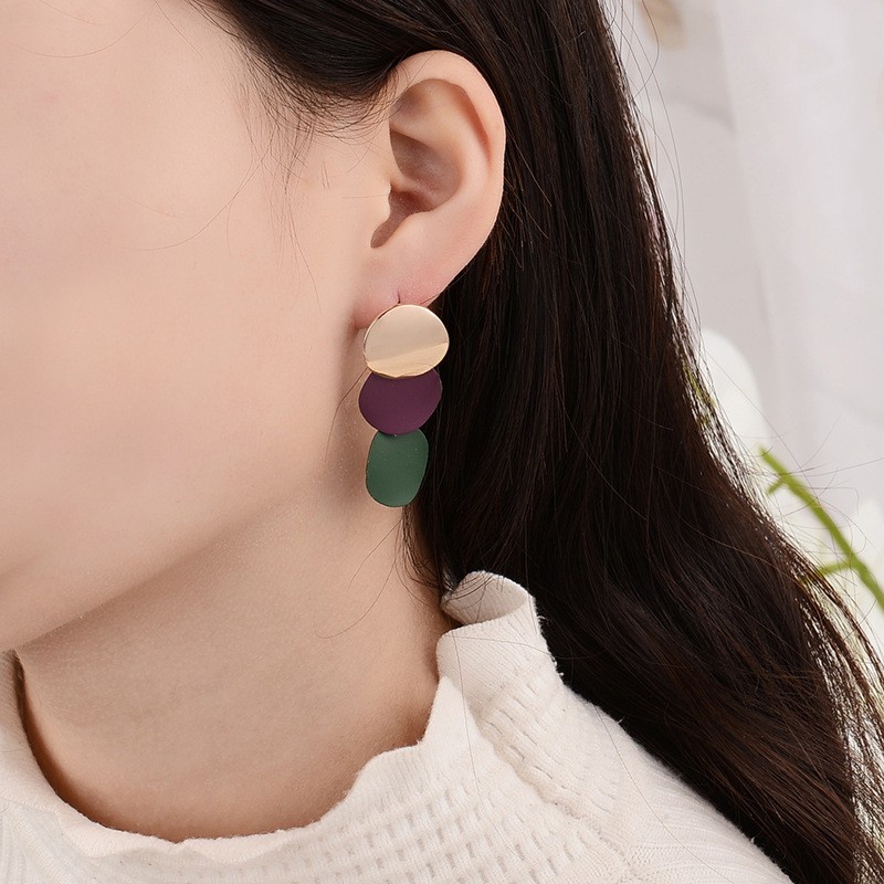 KOREAN INSTA IRREGULAR SHAPE EARRINGS