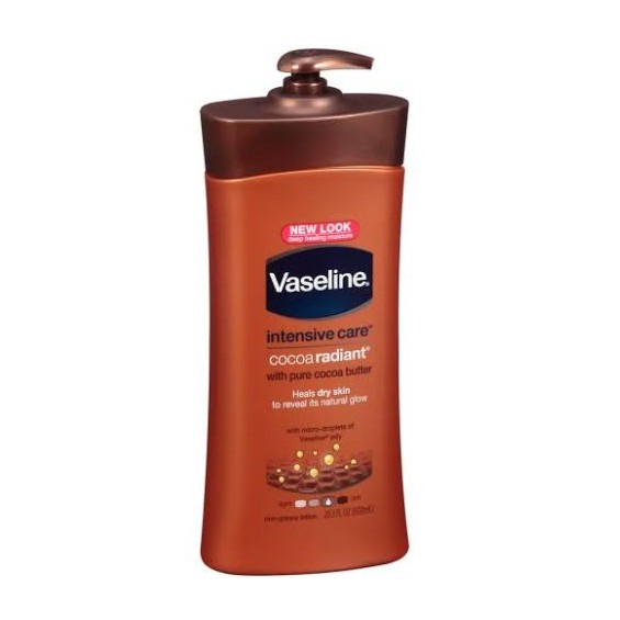 Vaseline Intensive Care Cocoa Radiant with Pure Coco Butter Body Lotion  600 ml.