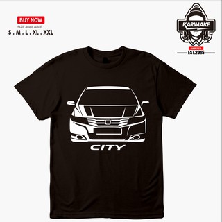 เสื้อยืด พิมพ์ลายรถยนต์ Honda City 5th Gen Karimake