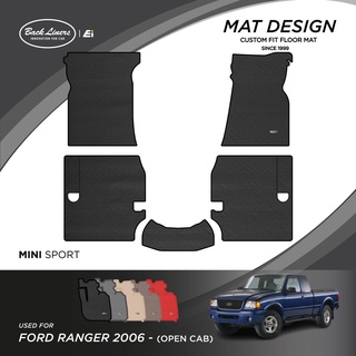 พรมปูพื้นรถยนต์เข้ารูปสำหรับ Ford Ranger รุ่นแคป (ปี 2006)