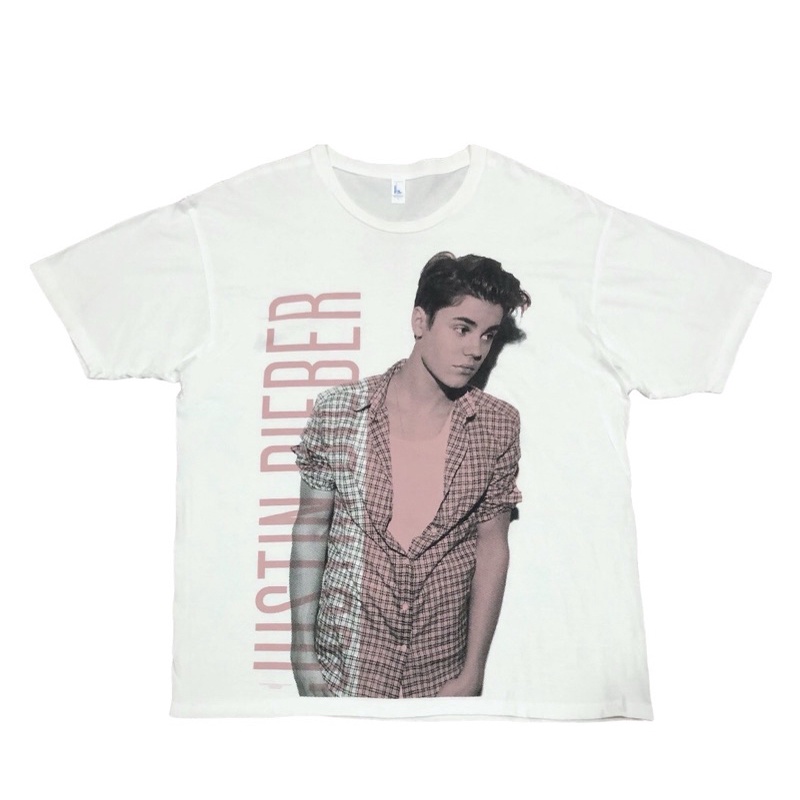 เสื้อยืดสุดเท่เสื้อยืด JUSTIN BIEBER BELIEVE TOUR 2012 ของแท้100%Sto5XL
