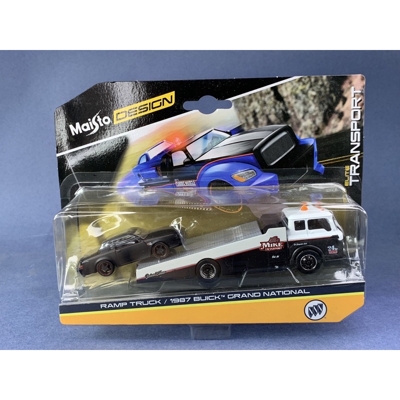 🔹Ramp Truck / 1967 Buick Grand National Scale 1:64 ยี่ห้อ Maisto