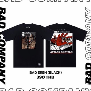 [LEEE]Badcompany เสื้อยืดสกรีนลาย "EREN" Titan(ไททัน) คอกลม