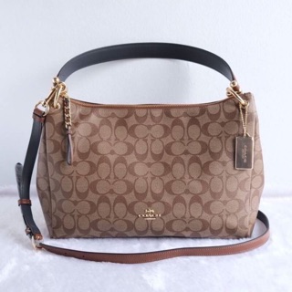 Coach F28967 Mia shoulder bag ขนาด 12 3/4" (L) x 9 1/2" (H) x 5 1/4" (W) ใบนี้ทรงสวย จะสะพายข้างหรือสะพายไหล่ก็สวย