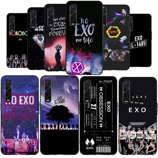 เคสโทรศัพท์ซิลิโคน TPU แบบนิ่ม ลาย SL13 EXO สีดํา สําหรับ OPPO A3s A5 A5s A7 A12 A12E A37 A39 A57 A83