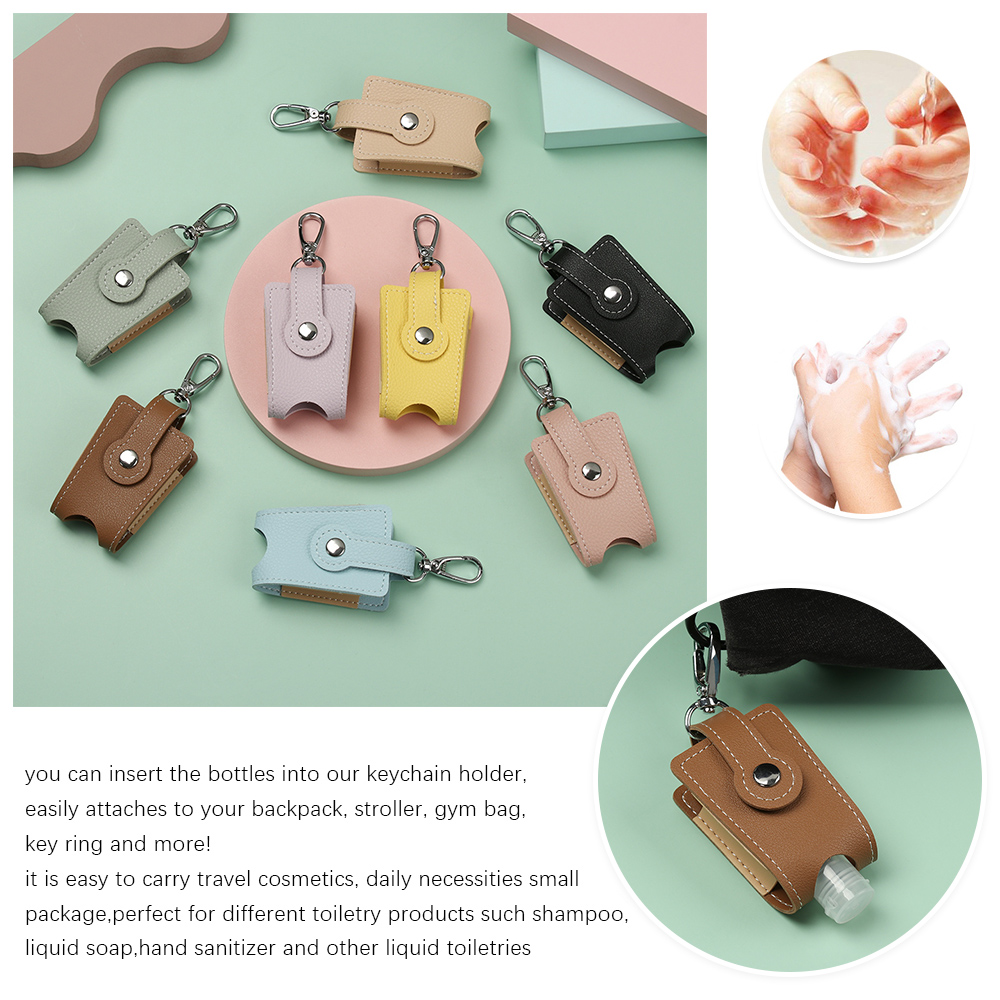 Mihan Flip - Top Hand Sanitizer กระเป๋าใส่ขวดน้ําพร้อมพวงกุญแจ