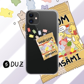 เคสโทรศัพท์มือถือซิลิโคน พิมพ์ลายการ์ตูนหมีกัมมี่แบร์ สำหรับ for iphone 13 pro max xs max xr 12 mini 7 plus 12 pro max 11 Pro Max X Xr Xs Max 7 8 Plus Se 2020-Dinuo