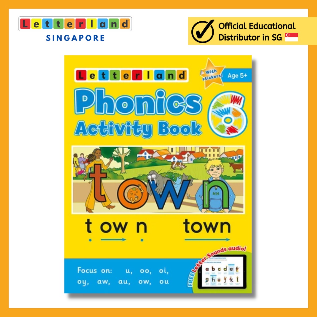 หนังสือกิจกรรม Letterland Phonics 6