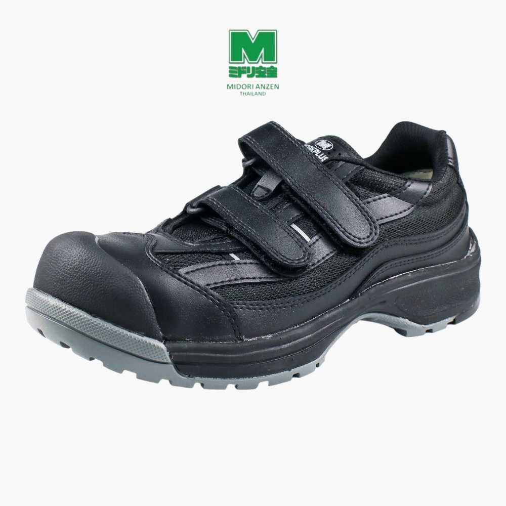 Midori Anzen รองเท้าเซฟตี้ สไตล์สนีคเกอร์ รุ่น MPN-905 สีดำ / Midori Anzen Safety Sneaker MPN-905 Black