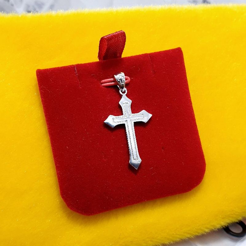 925 SILVER CROSS PENDANT FASHION CROSS PENDANT JEWELRY PENDANT / LT136