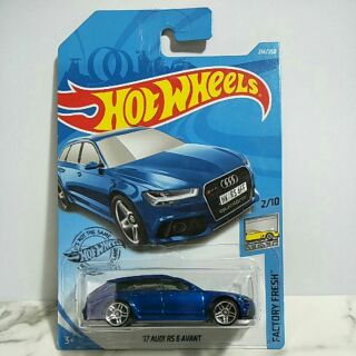 รถเหล็ก Hot wheels 17 AUDI RS 6 AVANT (ib27)