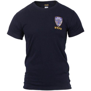 เสื้อยืดแขนสั้น พิมพ์ลายโลโก้ตํารวจ Nypd เหมาะกับของขวัญวันเกิด สไตล์คลาสสิก สําหรับผู้ชายสามารถปรับแต่งได้