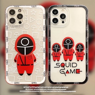 Creative Doodle Casing for OPPO A53s A95 A94 A93 A55 A53 A33 A32 A83 A1 A73 F9 F17 F19 Pro Plus Squid Game Phone Soft Protection Case