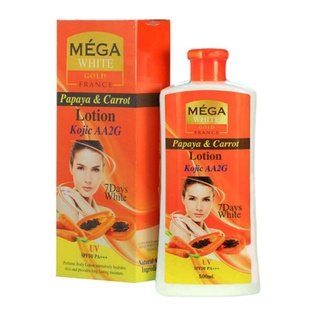 (ของแท้)MEGA WHITE ครีมมะละกอ โลชั่นมะละกอ 500ml 7วันผิวขาวกระจ่างใส