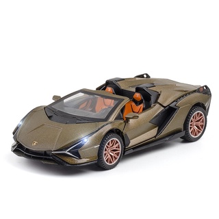 ☫1:32 Lamborghini SIAN FKP37 Alloy Diecast Model Vehicles Game Train Toys Hobbies Toys Car Collectibles Kids Gift