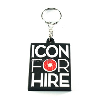 ICON FOR HIRE พวงกุญแจ ยาง เท่ๆ   อีโม ร็อค เมทัล  2-3 วันรับของ IHE247