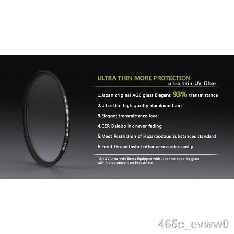 พร้อมส่งราคาถูก Nisi 55mm UV Filter DUS Ultra Slim Professional Filters