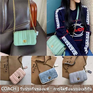 us นำเข้า⭐️ Coach C4689 C3843 C1689 Dinky 18 ผู้หญิง /กระเป๋าถือ /กระเป๋าสะพายไหล่/กระเป๋า