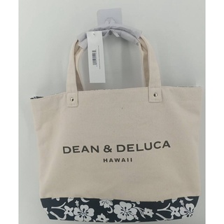 dean &amp; deluca กระเป๋าสะพายผ้าแคนวาสสีเบจความจุขนาดใหญ่อย่างมีสไตล์