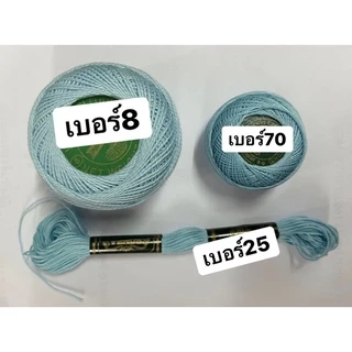 ด้ายมุกมัน ถักริมผ้าเช็ดหน้า วีนัส เบอร์70 (5กรัม) สีเยอะ!! พร้อมส่ง!!!!