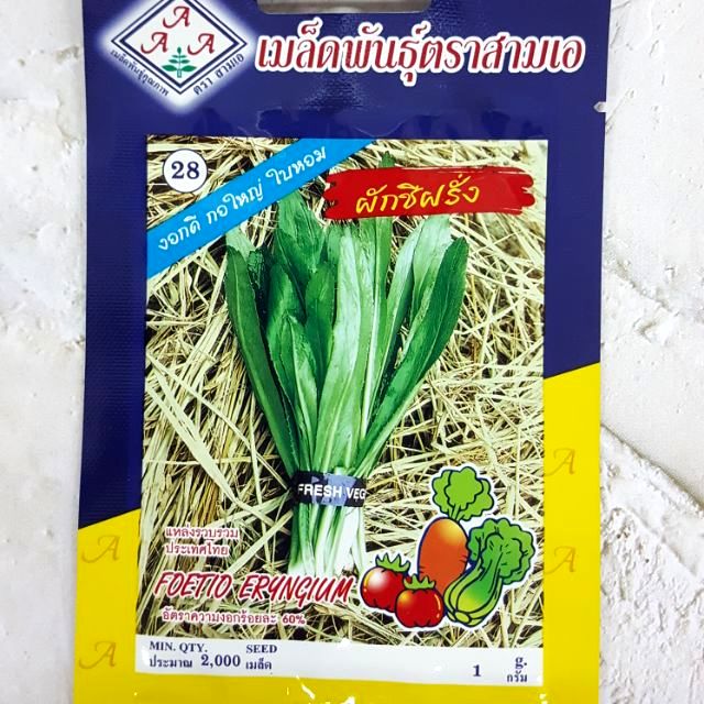 Best saller เมล็ดพันธุ์ ตรา สามเอ ผักชีฝรั่ง เมล็ดฟ้าทะลายโจร เมล็ดแคนตัส เมล็ดผัก เมล็ดพืช กล้วยไม้