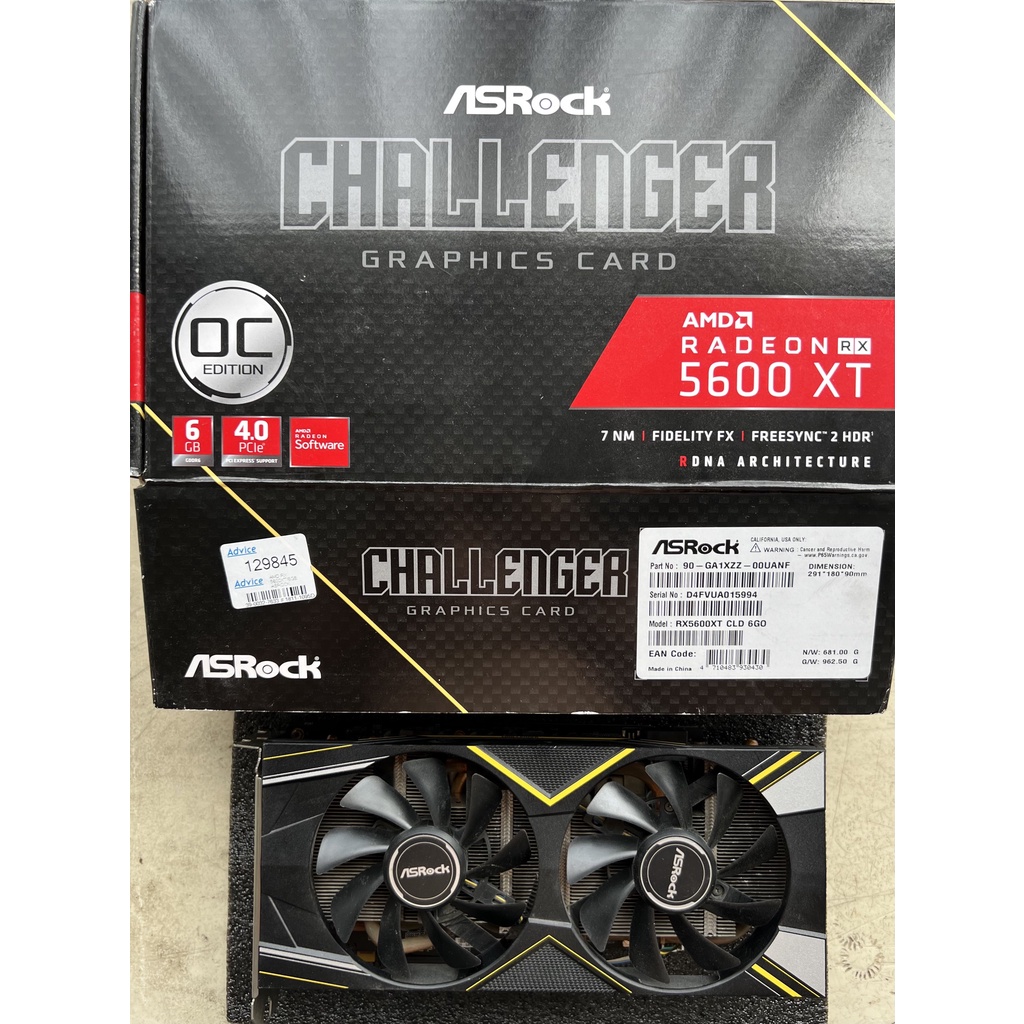 GPU AsRock RX5600XT 6gb CELLENGER