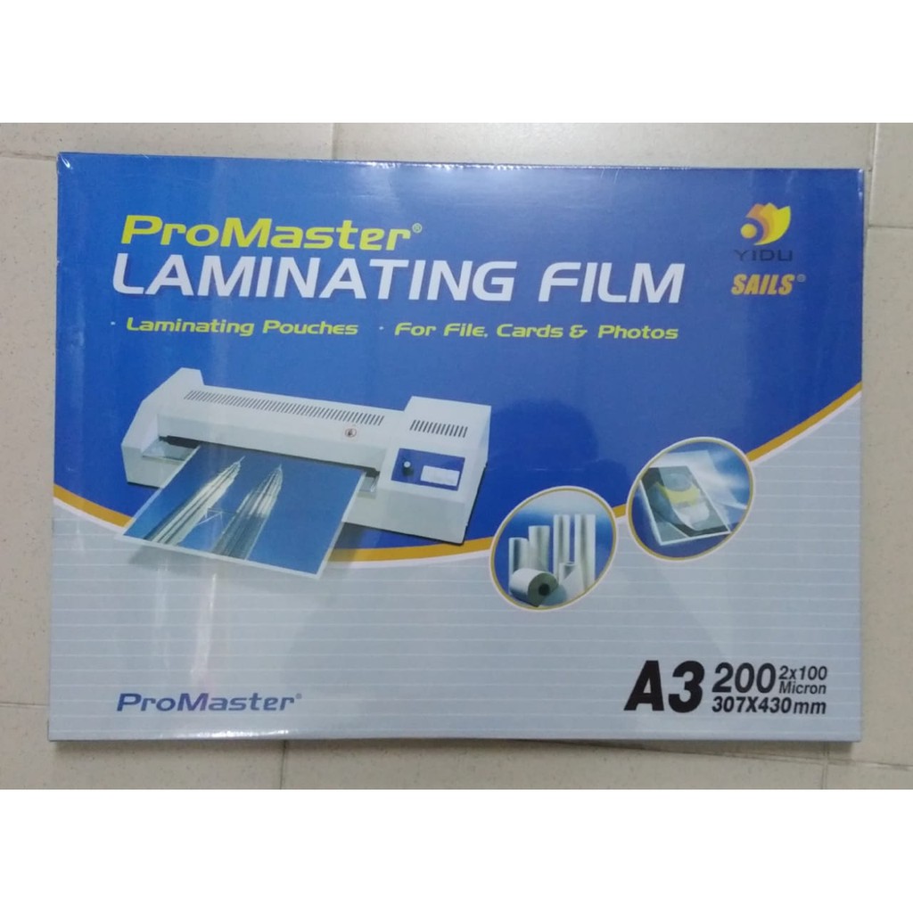 PRO-MASTER ลามิเนตฟิล์ม A3 100S