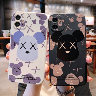 เคสโทรศัพท์มือถือ ซิลิโคน ลายการ์ตูนหมี Violent สําหรับ Samsung A01 A03 CORE A53 S21 S20 FE S22 plus M23 A73 5G Note 20 ultra J7 prime j6 plus A21S A42 5G